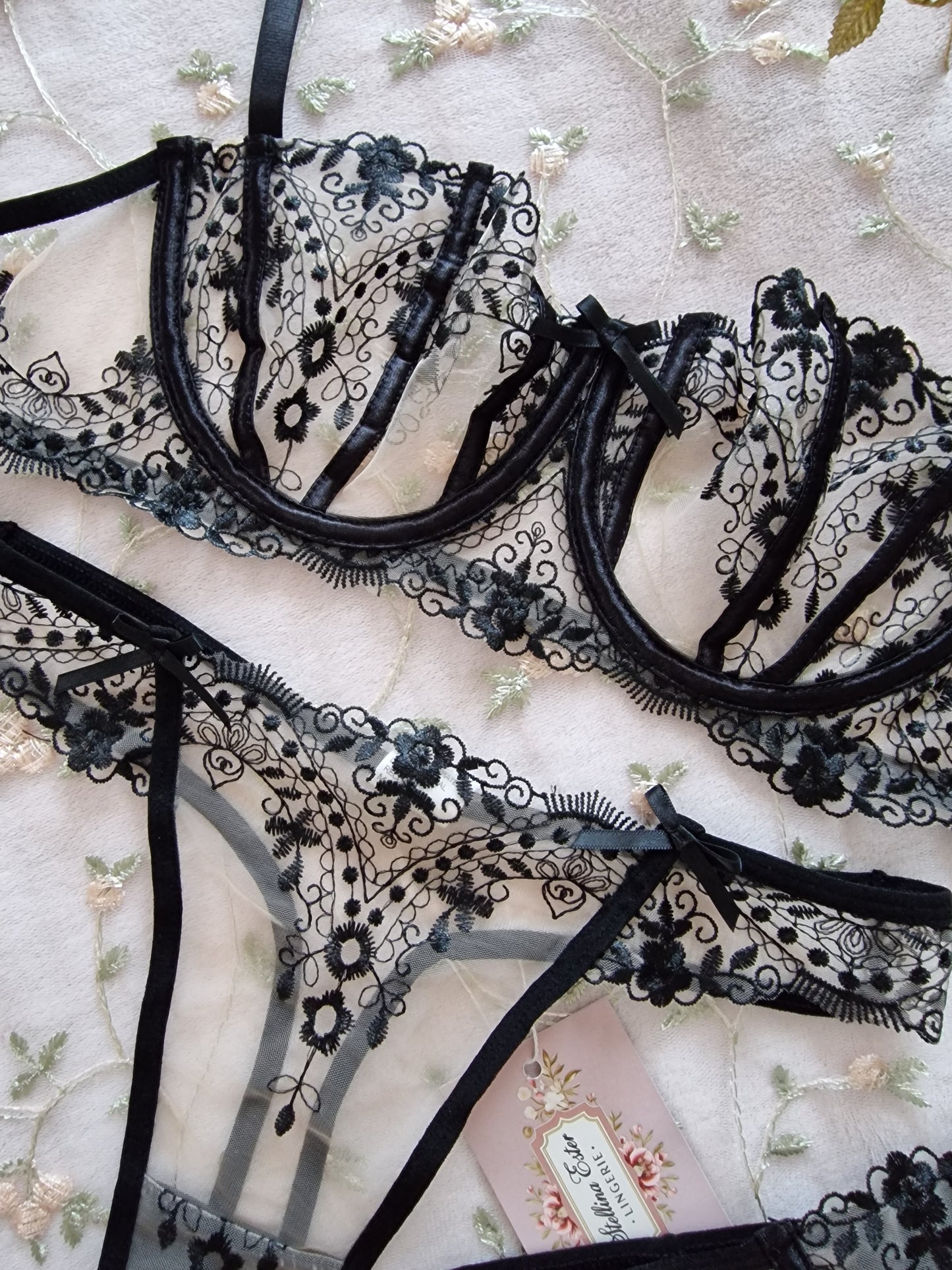 Lingerie set nero