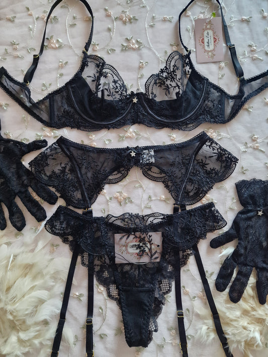 Lingerie set nero