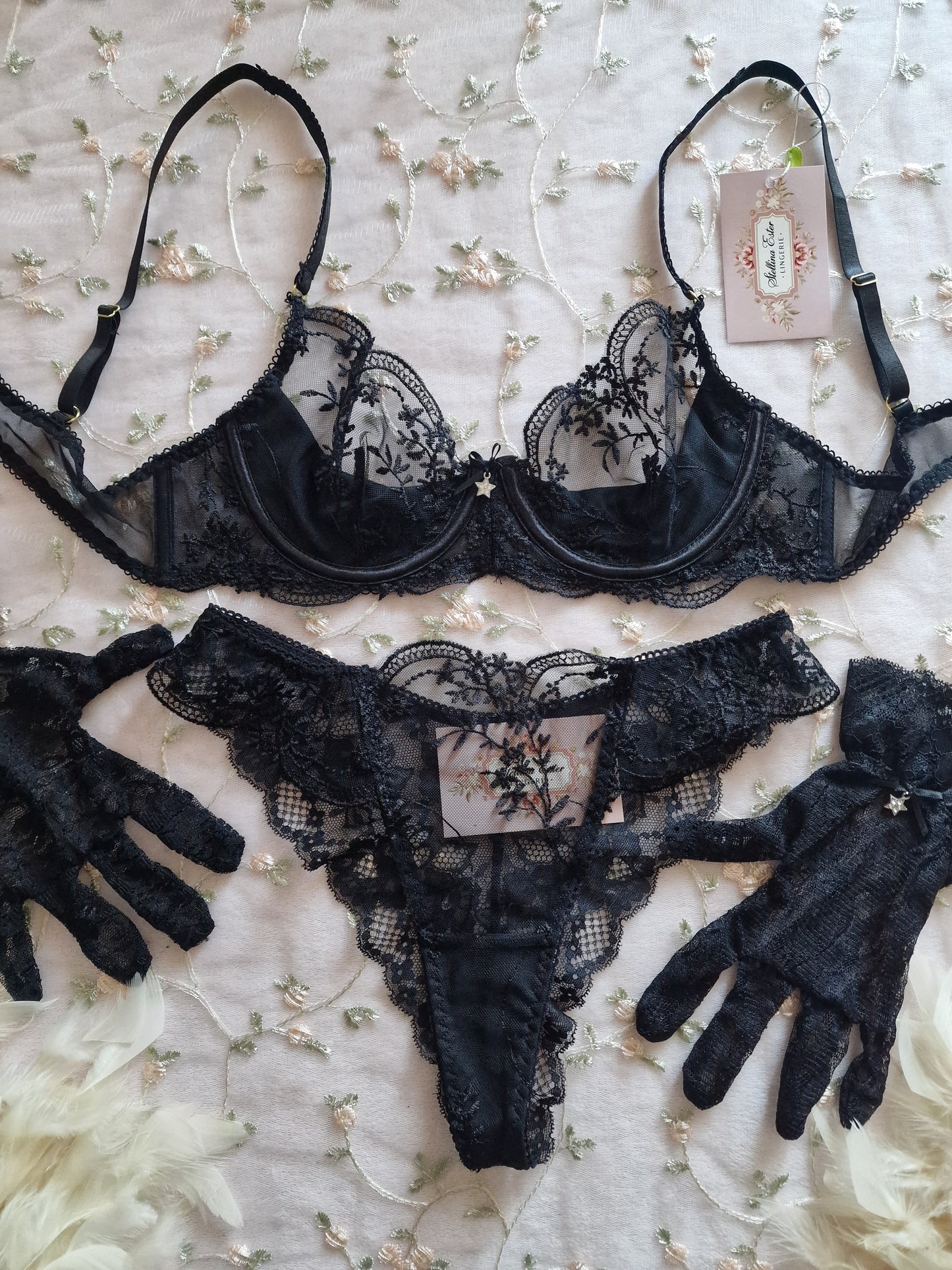 Lingerie set nero