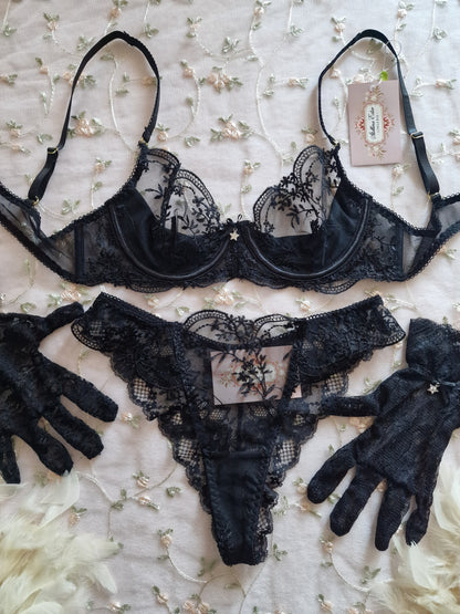 Lingerie set nero