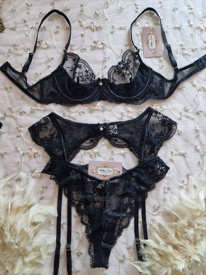 Lingerie set nero