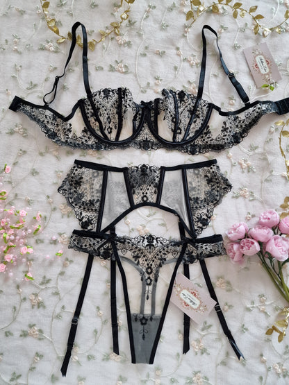 Lingerie set nero