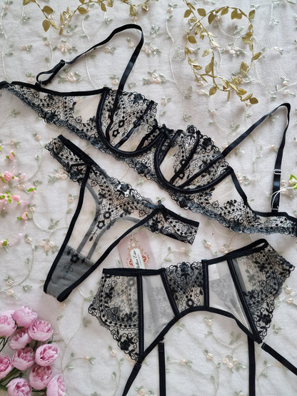 Lingerie set nero