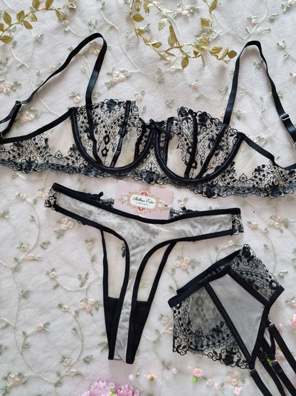Lingerie set nero